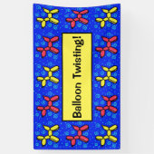 Balloon Twisting! Banner (Vertikal)