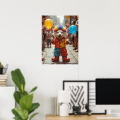 Balloon Twisting Boop: Joy on Paws Poster (Heimbüro)