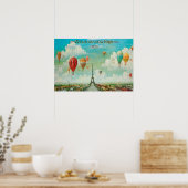 Balloon über das Pariser Poster (Küche)