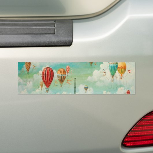 Balloon über Paris Autoaufkleber (Auf Auto)