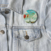 Balloon über Paris Button (Beispiel)