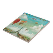 Balloon über Paris Fliese (Seite)