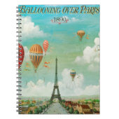 Balloon über Paris Notizblock (Vorderseite)