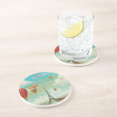 Balloon über Paris Untersetzer (Seite)