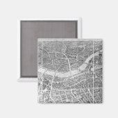 Balloon View of London, 1851 Magnet (Vorderseite/Rückseite)