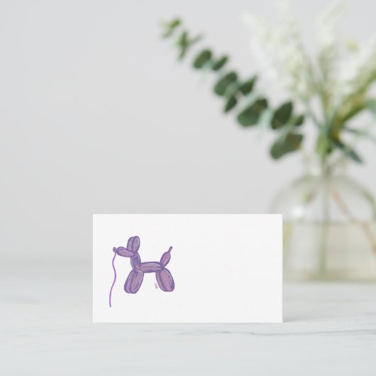 BALLOON VISITENKARTE (Stehend Vorderseite)