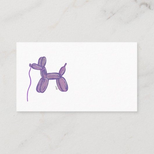 BALLOON VISITENKARTE (Rückseite)