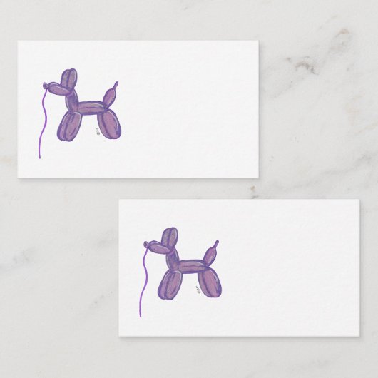 BALLOON VISITENKARTE (Vorne/Hinten)