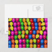 Balloon Wallpaper Postkarte (Vorne/Hinten)