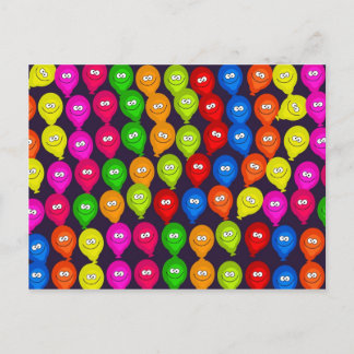 Balloon Wallpaper Postkarte