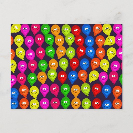 Balloon Wallpaper Postkarte (Vorderseite)