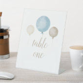 Balloon Watercolor Baby Showroom-Schild Sockelschild (In SItu)