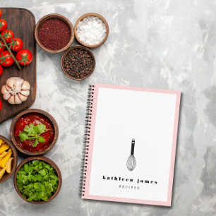 Balloon Whisky Blush Pink White Notizblock