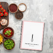 Balloon Whisky Blush Pink White Notizblock