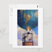 Balloon World Postcard Postkarte (Vorne/Hinten)