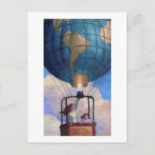 Balloon World Postcard Postkarte (Vorderseite)