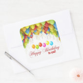 Balloon Wow Birthday Stickers (Umschlag)