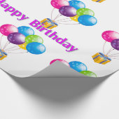 Balloonbild für Schleifpapier Geschenkpapier (Ecke)