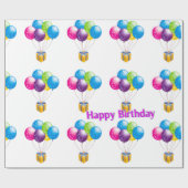 Balloonbild für Schleifpapier Geschenkpapier (Flach)