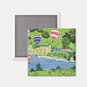 Ballooning auf dem Burg Leeds Magnet (Vorderseite/Rückseite)