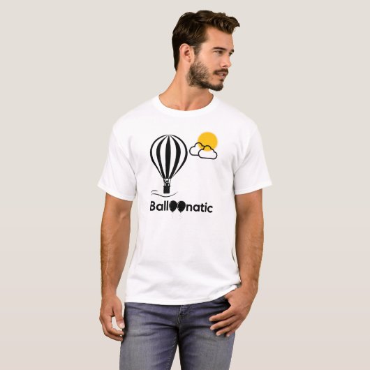 Ballooning - der Enthusiast Balloonist. T-Shirt (Vorne ganz)