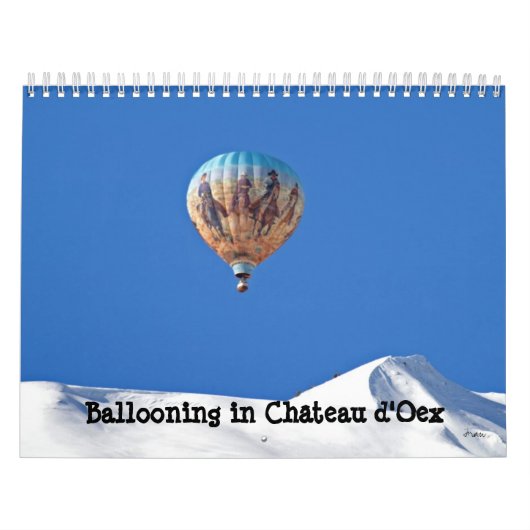 Ballooning in Château d'Oex Kalender (Titelbild)