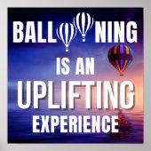 Ballooning ist eine aufregende Erfahrung Poster (Vorne)