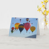 Ballooning Karte (Gelbe Blume)