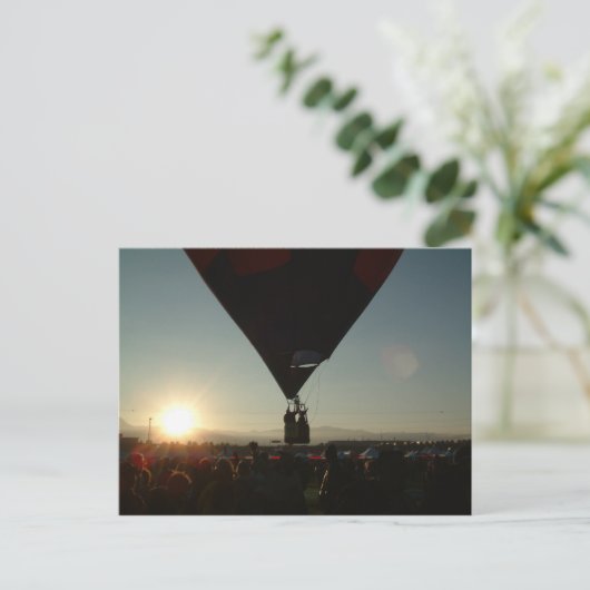 Ballooning Postkarte (Stehend Vorderseite)