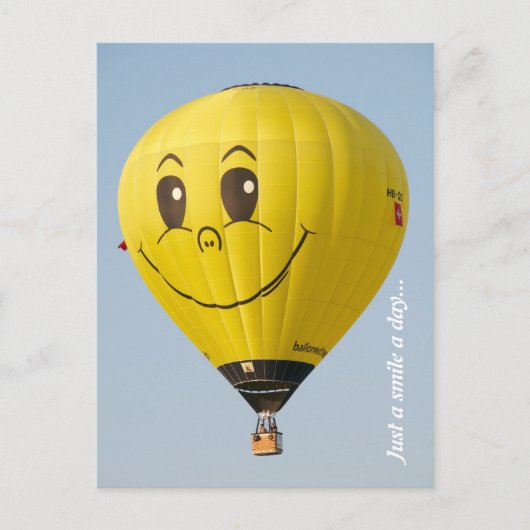 Ballooning Smile Postkarte (Vorderseite)