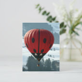 Ballooning With Lady Bug Postkarte (Stehend Vorderseite)