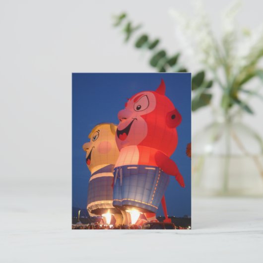 Balloonleuchte Postkarte (Stehend Vorderseite)