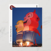 Balloonleuchte Postkarte (Vorne/Hinten)
