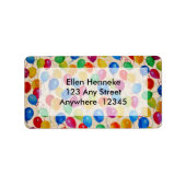 Balloons Adressaufkleber (Vorne)