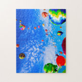 Balloons Albuquerque New Mexico. Puzzle (Vertikal)