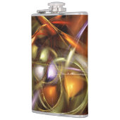 Balloons and Ribbons Abstract Flachmann (Links)