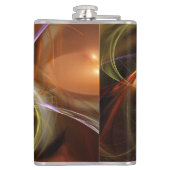 Balloons and Ribbons Abstract Flachmann (Rückseite)