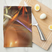 Balloons and Ribbons Abstract Geschirrtuch (Viertel Falte)