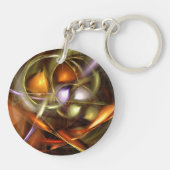 Balloons and Ribbons  Abstract Schlüsselanhänger (Rückseite)