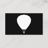 BALLOONS aqua swatch Visitenkarte (Rückseite)