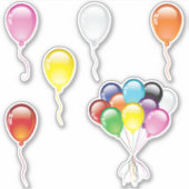 Balloons Aufkleber (Vorderseite)