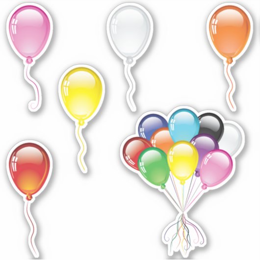 Balloons Aufkleber (Vorderseite)