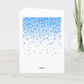 Balloons Baby Boy Birthday Einfach Personalisiert Karte (Rückseite)