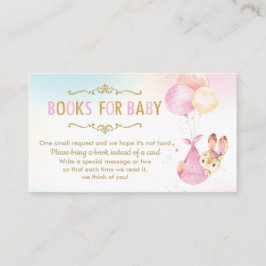 Balloons Babydusche bringt ein Buch Begleitkarte