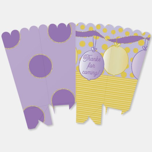 Balloons Babydusche Geschenkschachtel (Ungeklappt)