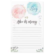 Balloons Babyduschratenkarte