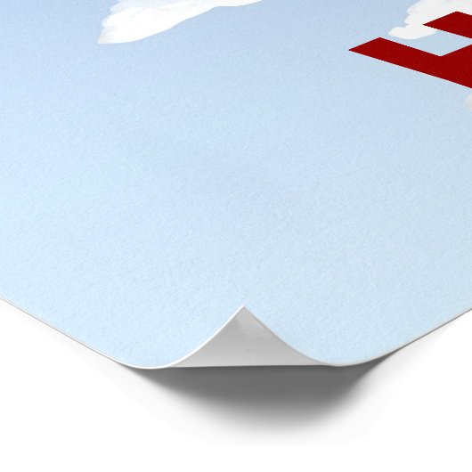 Balloons Birthday Banner Poster (Ecke)