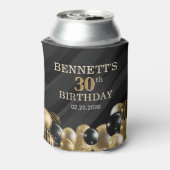 Balloons Black Gold Dosenkühler (Kanne Rückseite)