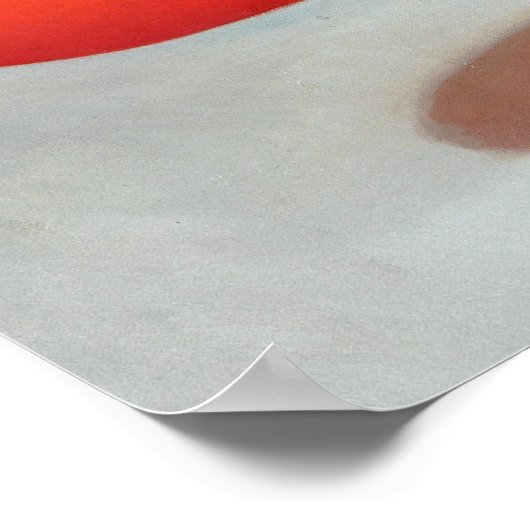 Balloons Button hoch Poster (Ecke)