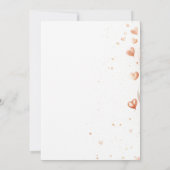 Balloons & Confetti 16 . Geburtstag Geburtstagspar Einladung (Rückseite)